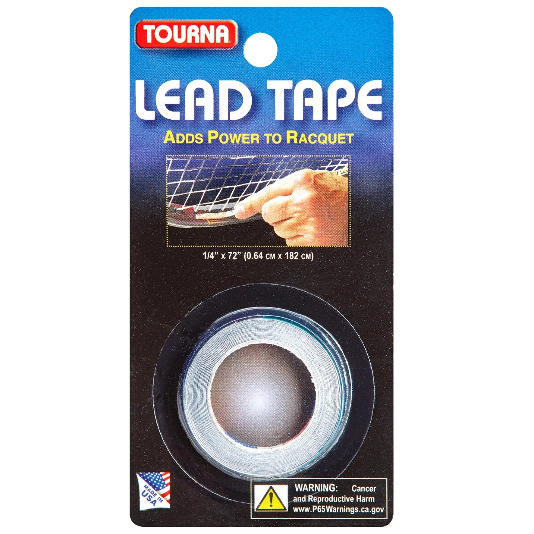 Tourna Racket Lead Tape (1/4" x 72")