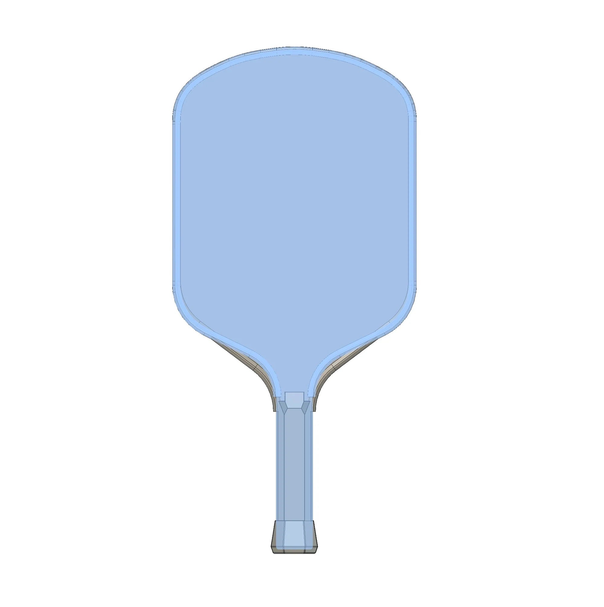 Honolulu J2CR Crystal Blue™ Endurance Surface™ Pickleball Paddle (Original J2 Handle Length 5.5")