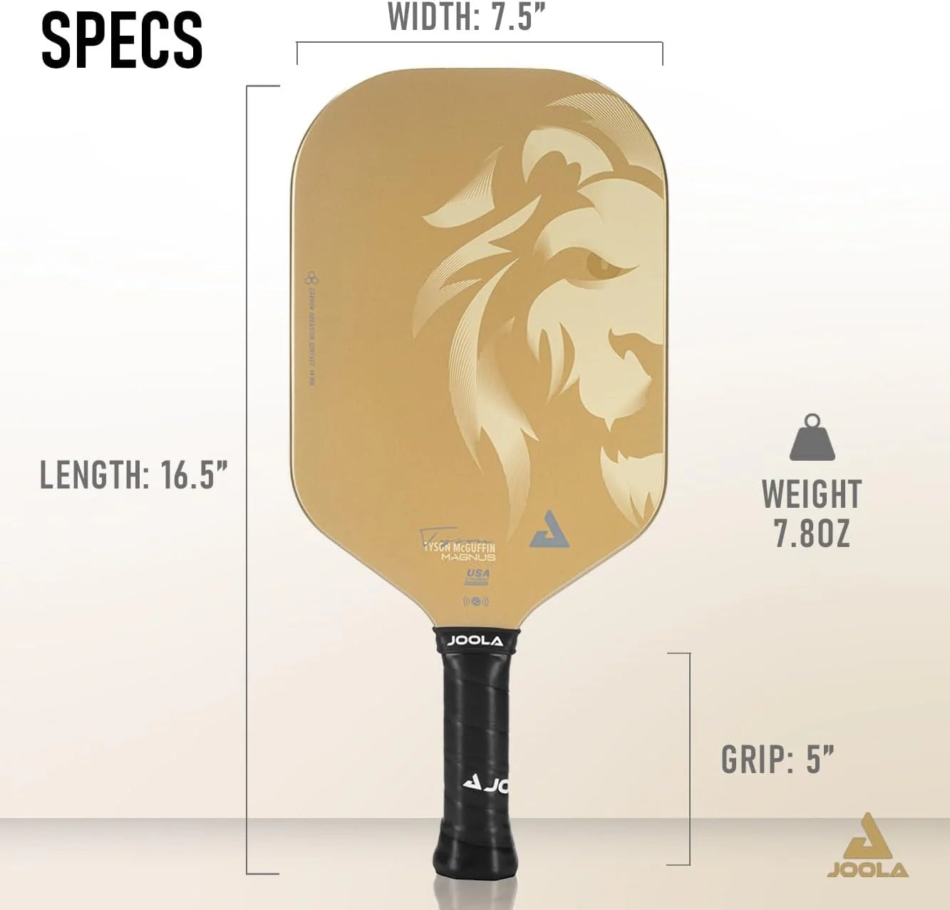 JOOLA Tyson McGuffin Magnus CAS 14mm Pickleball Paddle