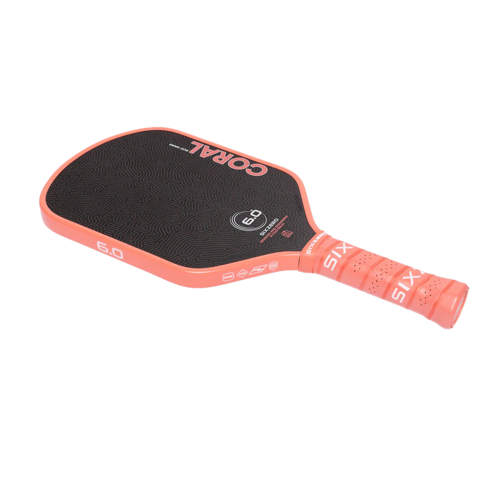 Six Zero Coral (16mm) - Hybrid Pickleball Paddle