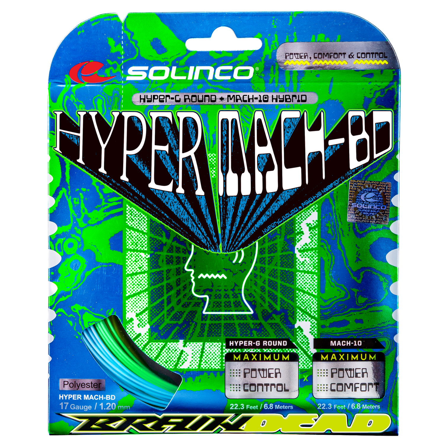 Solinco Hyper-Mach BD Tennis String (Single Pack)