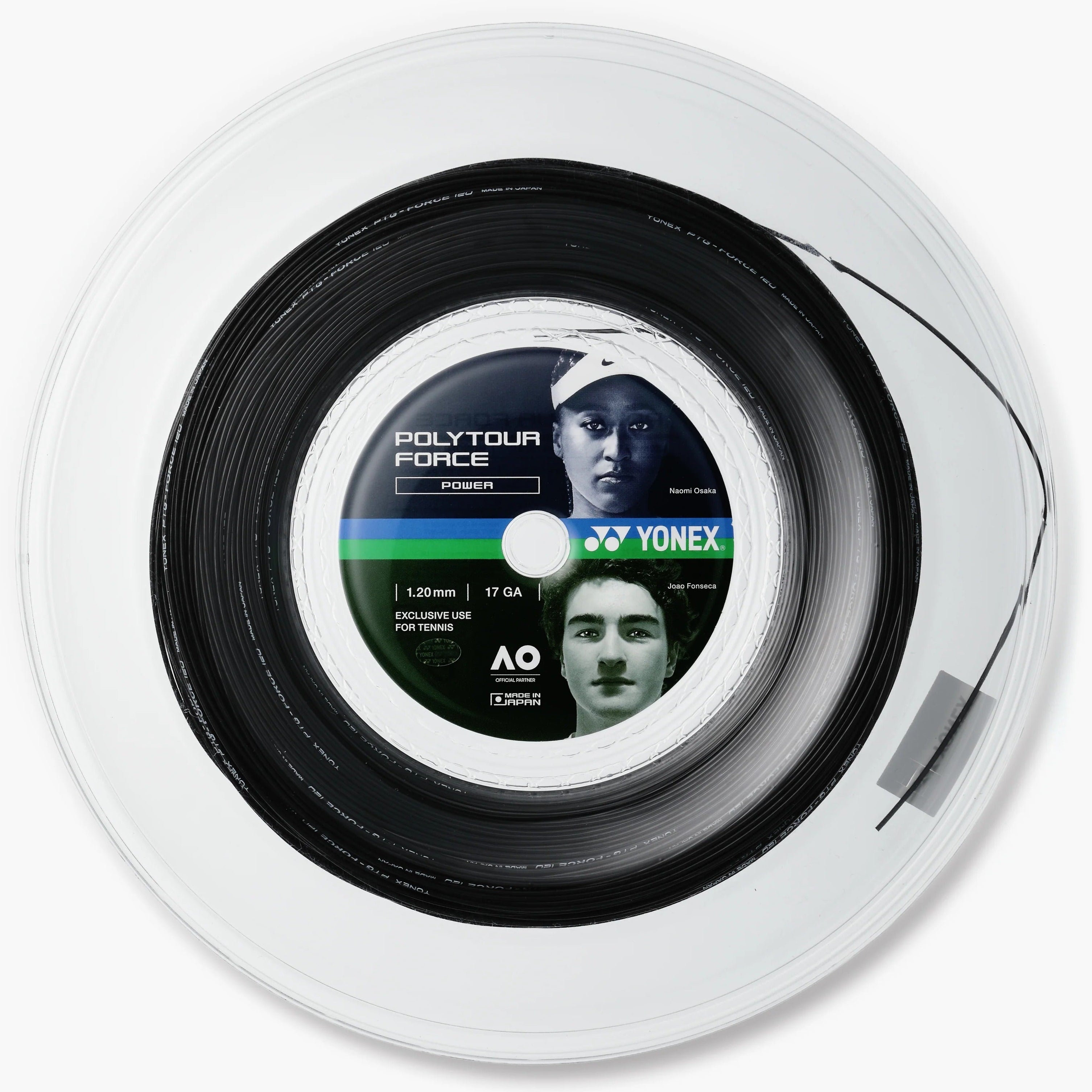 Yonex POLYTOUR FORCE 120 Tennis String (200m Reel)
