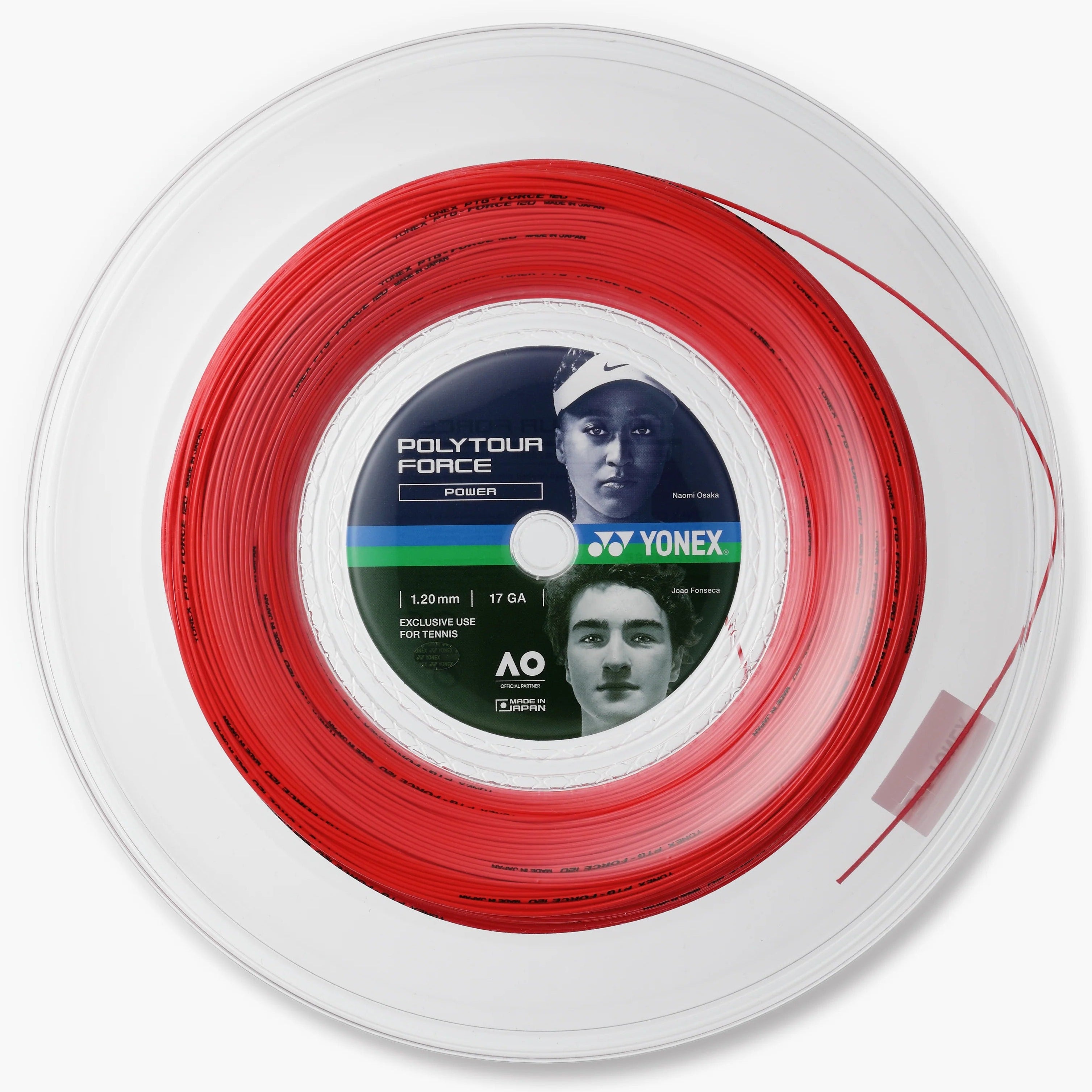 Yonex POLYTOUR FORCE 120 Tennis String (200m Reel)
