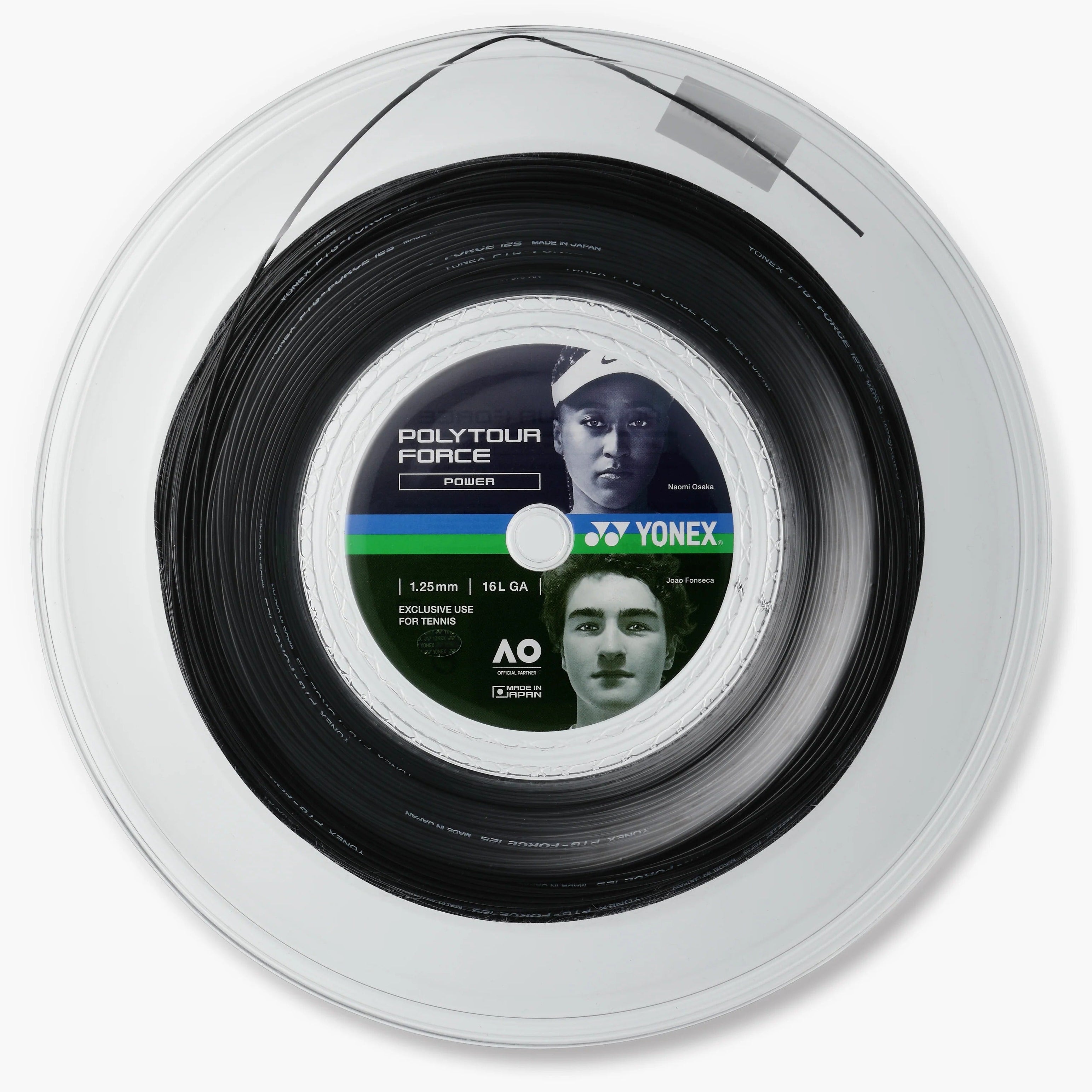 Yonex POLYTOUR FORCE 125 Tennis String (200m Reel)