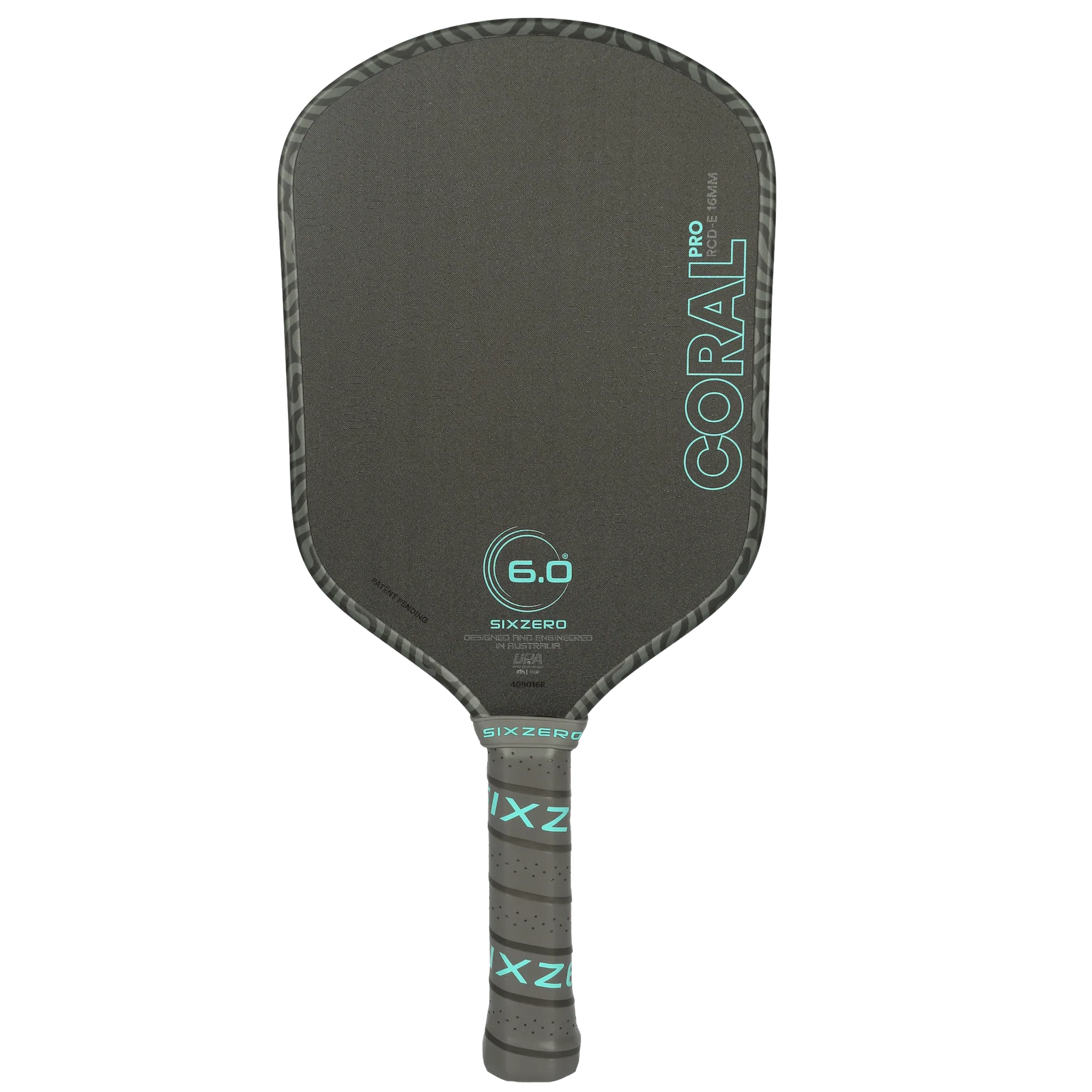 Six Zero Coral PRO (16mm) - Elongated Pickleball Paddle