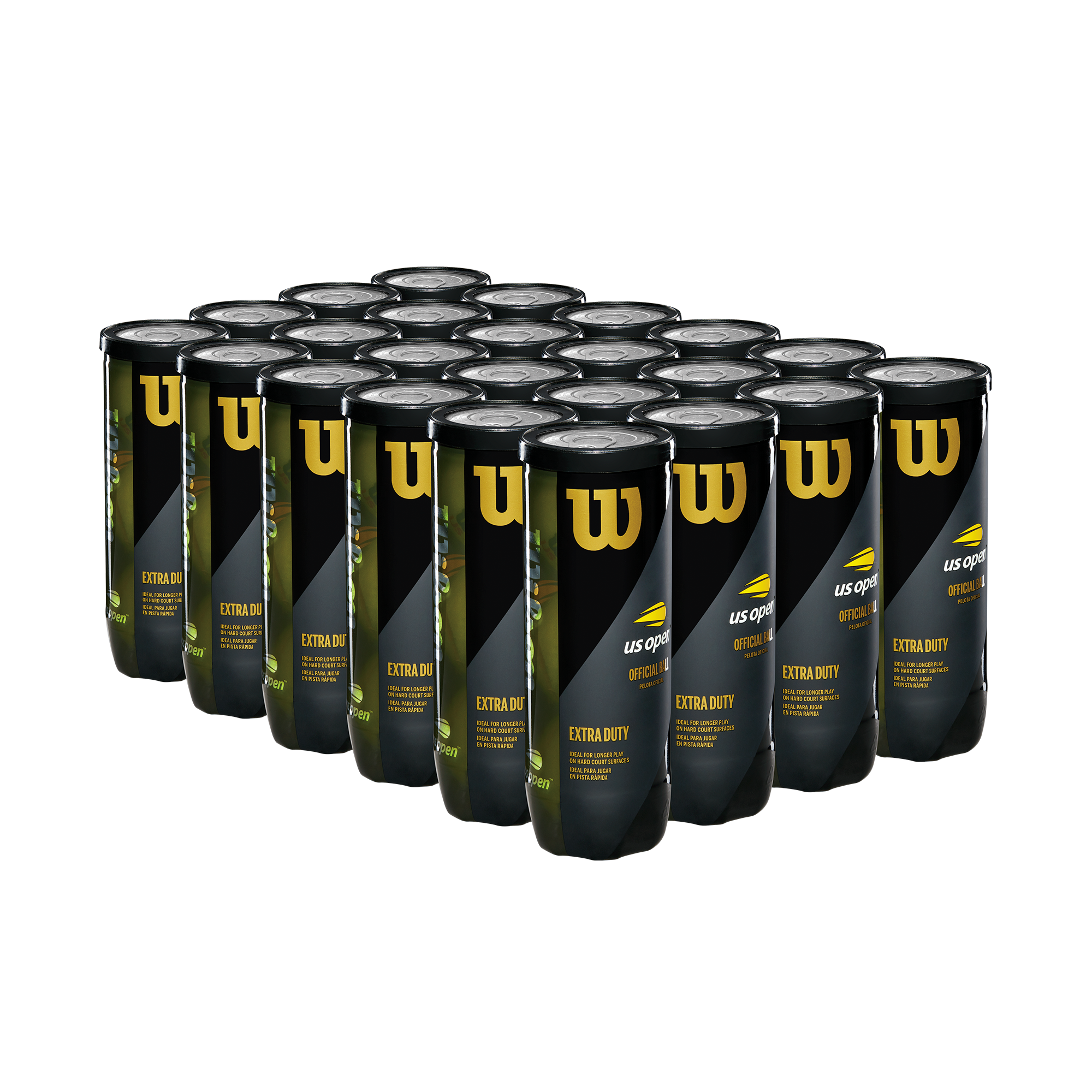 Wilson US Open EXTRA DUTY Tennis Ball (3 Ball Can)