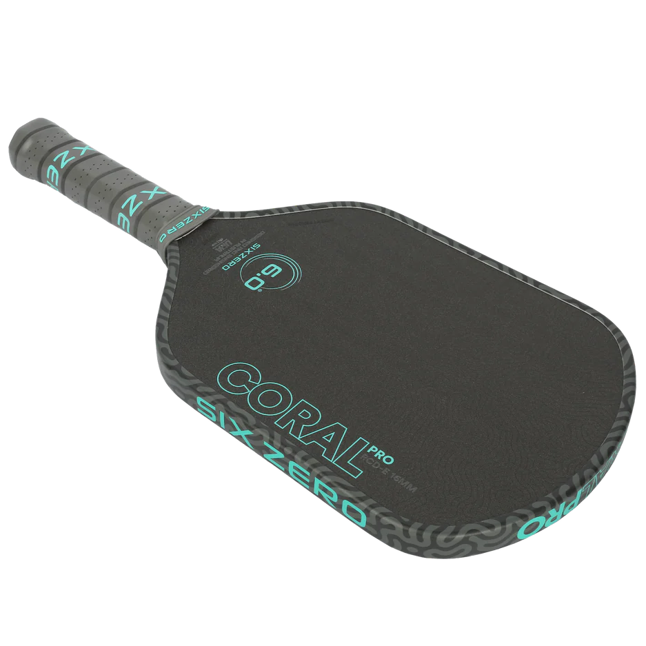 Six Zero Coral PRO (16mm) - Elongated Pickleball Paddle