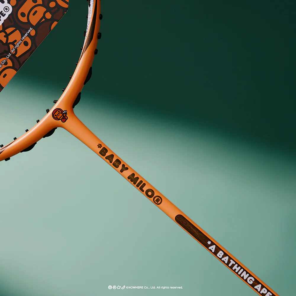 Victor X Baby Milo Store Auraspeed Racket ARS-BABY-MILO-O Badminton Racket (Milo Orange)
