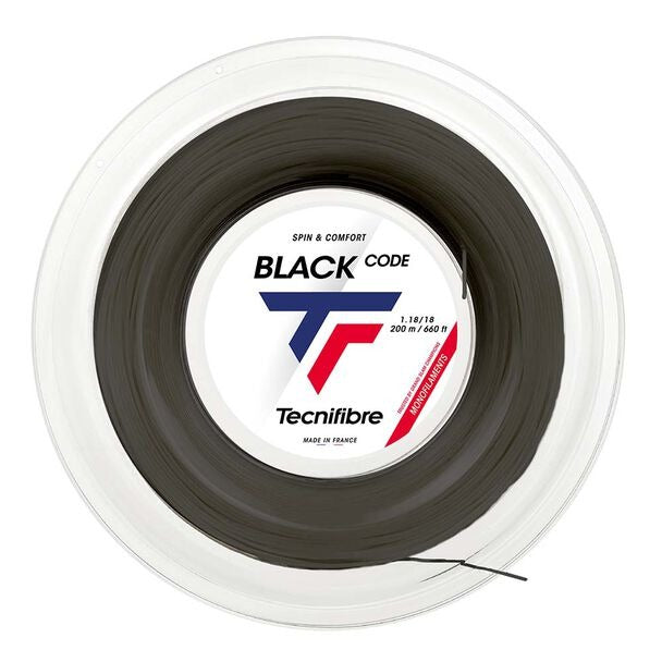 Tecnifibre BLACK CODE Tennis String (200m Reel)
