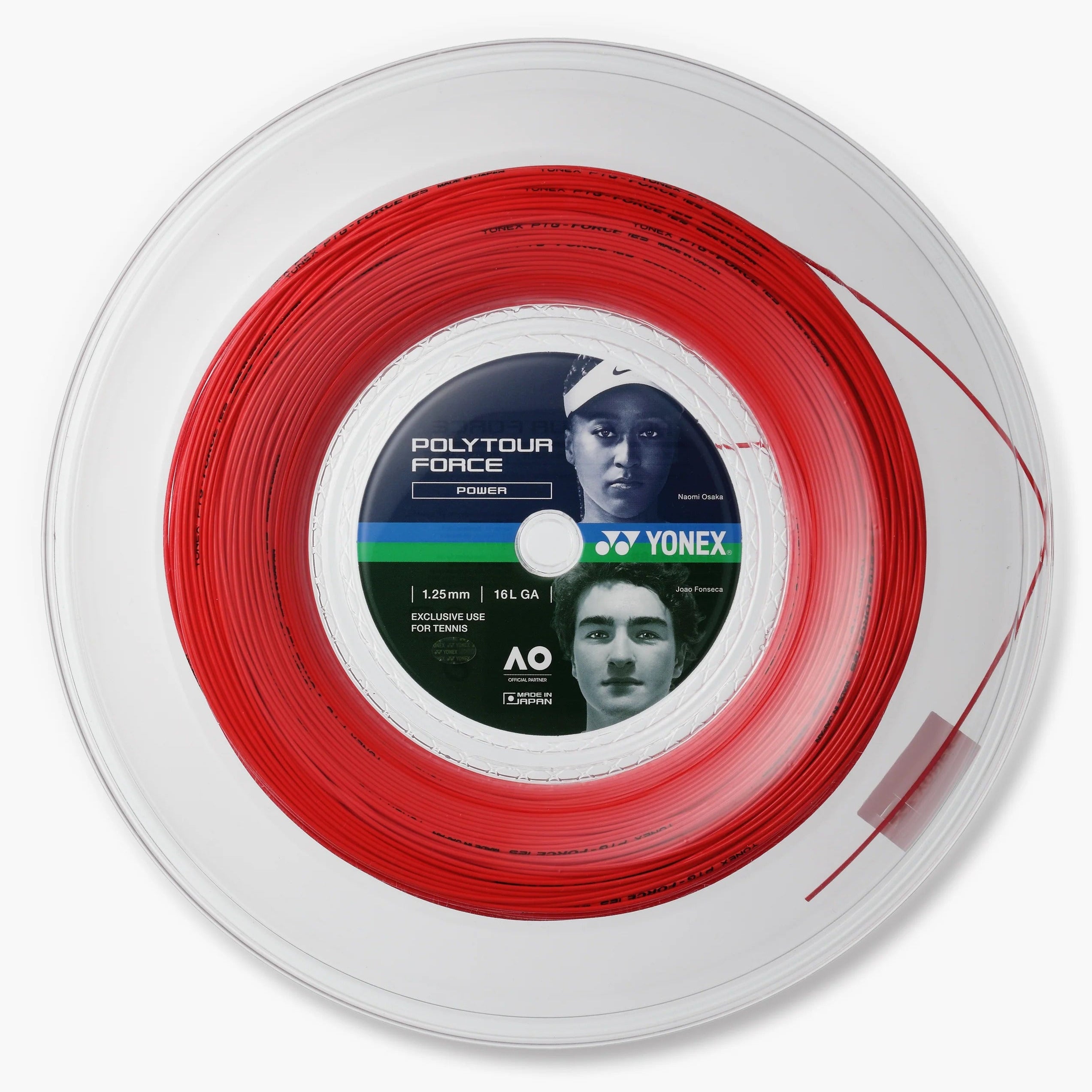 Yonex POLYTOUR FORCE 125 Tennis String (200m Reel)