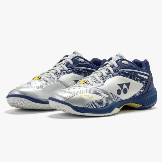 Yonex Power Cushion 65Z4 VA Badminton Shoes - Viktor Axelsen Limited Edition (Men's) (Silver/Navy)
