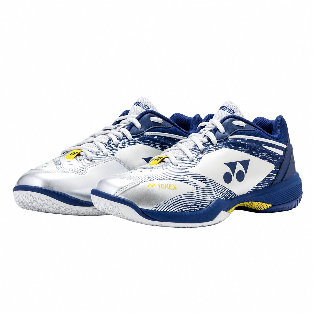 Yonex Power Cushion 65Z4 VA Badminton Shoes - Viktor Axelsen Limited Edition (Women's) (Silver/Navy)