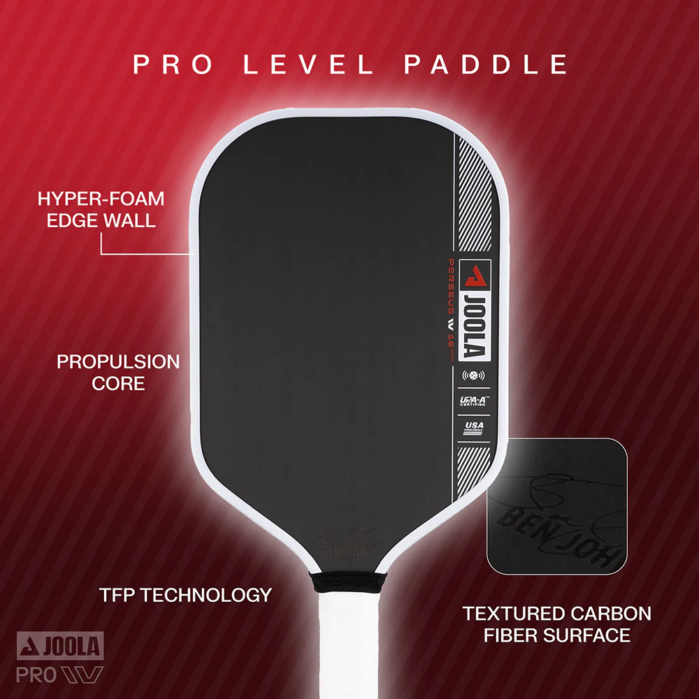 JOOLA Ben Johns Perseus Pro IV 14mm Pickleball Paddle