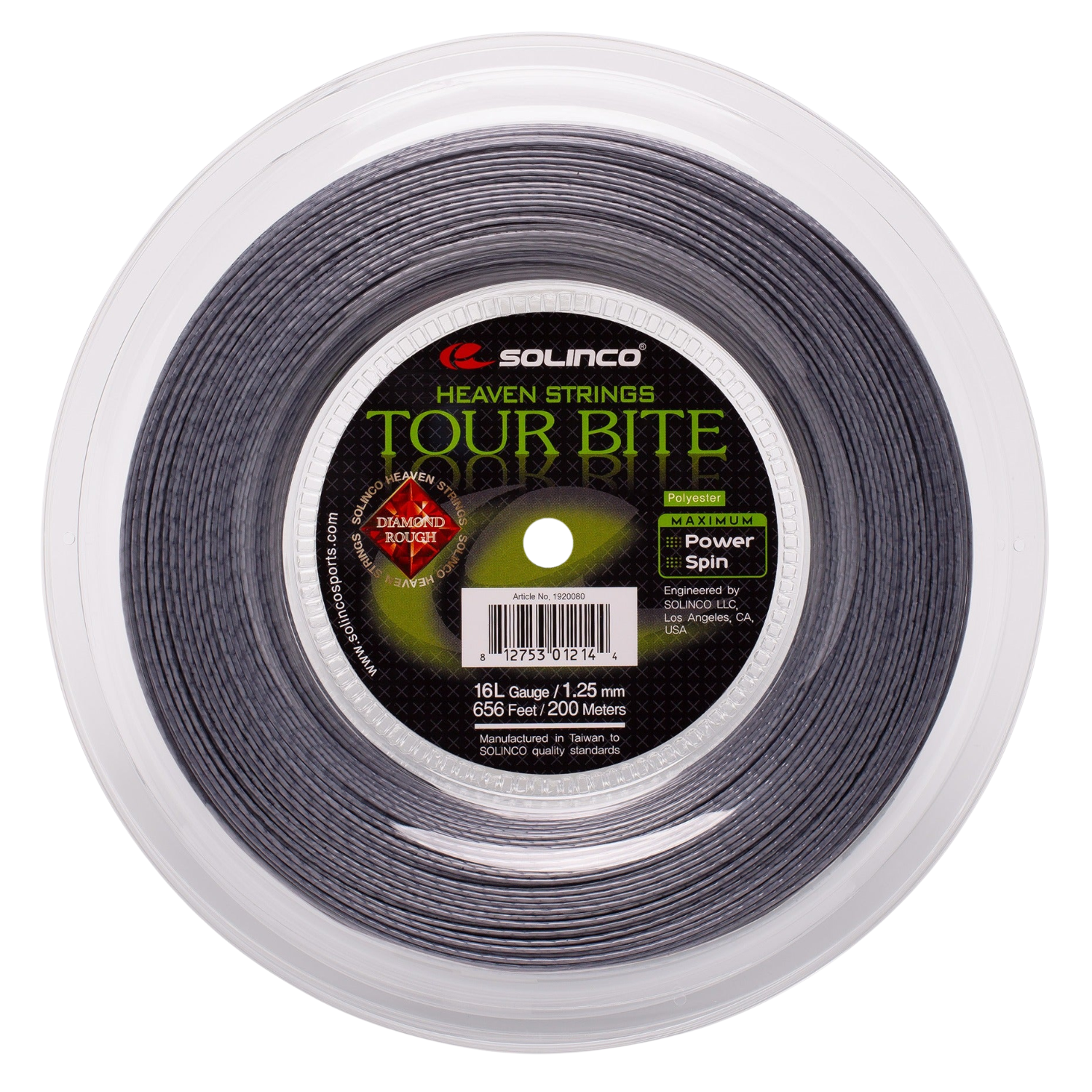 Solinco Tour Bite DIAMOND ROUGH Tennis String (200M Reel)
