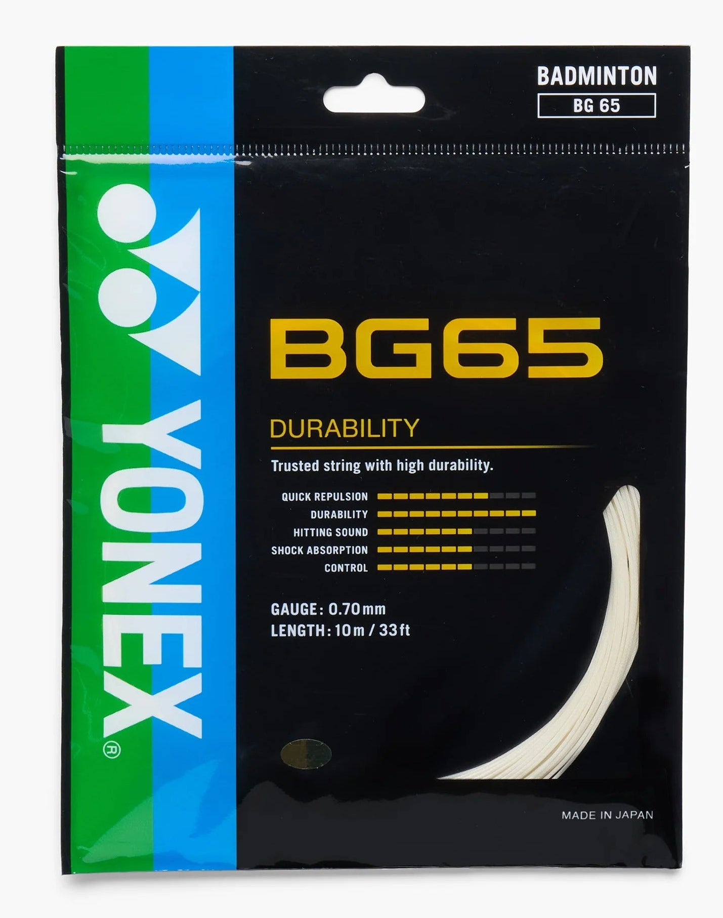 Yonex BG65 Badminton String (Single Pack)