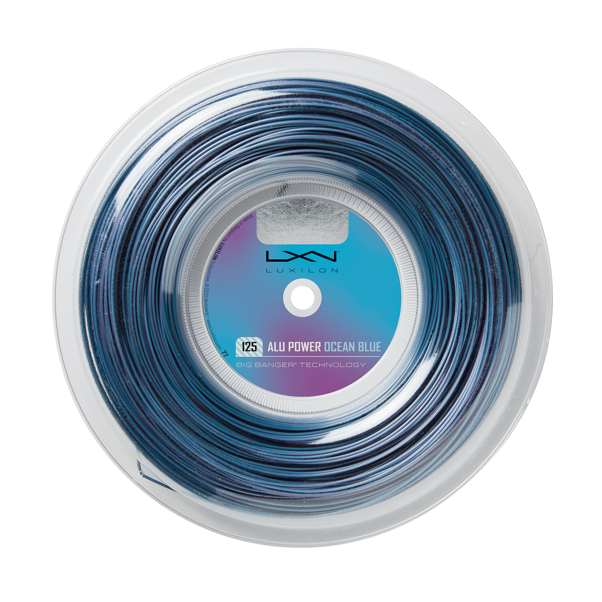 Luxilon LXN ALU Power 125 Tennis String (200m Reel) (Ocean Blue)