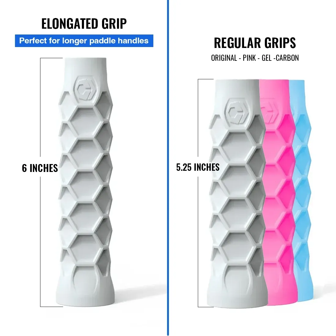 Hesacore Pickleball ELONGATED Grip