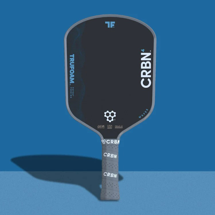 CRBN 4 TruFoam Waves Pickleball Paddle (Hybrid, AeroCurve)