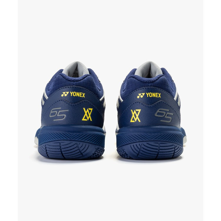 Yonex Power Cushion 65Z4 VA Badminton Shoes - Viktor Axelsen Limited Edition (Men's) (Silver/Navy)