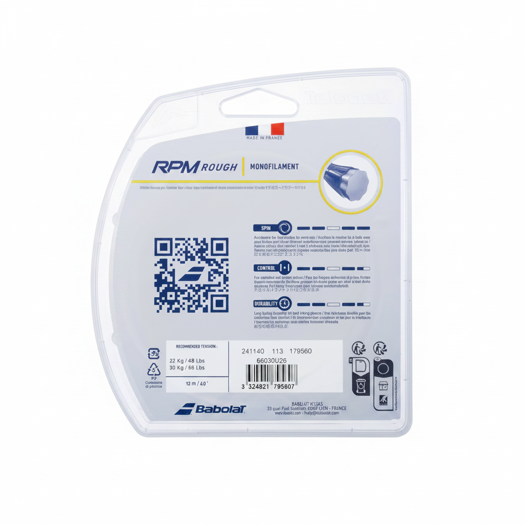 Babolat RPM Rough 12M Tennis String (Single Pack)
