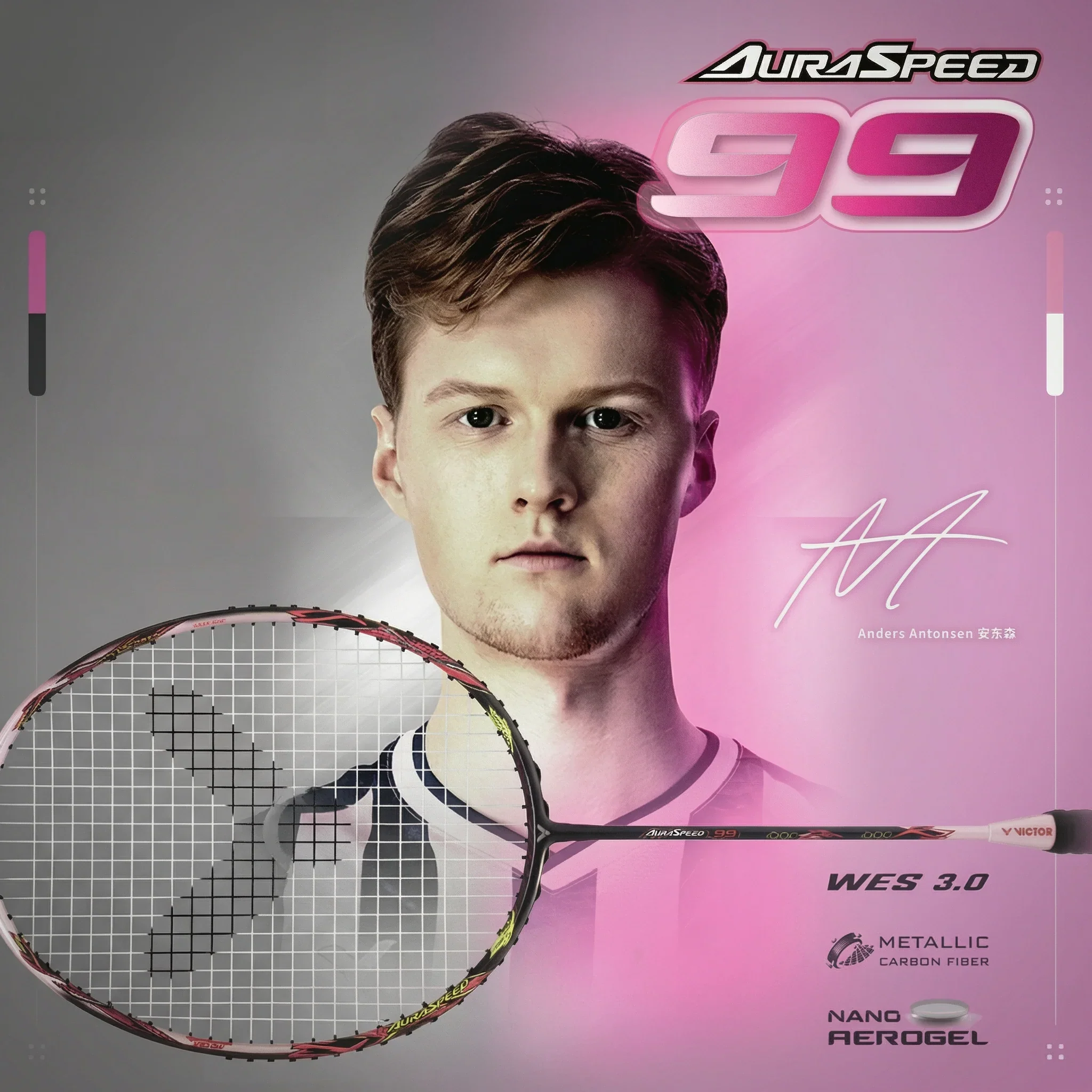 Victor AuraSpeed 99 Badminton Racket (2026)