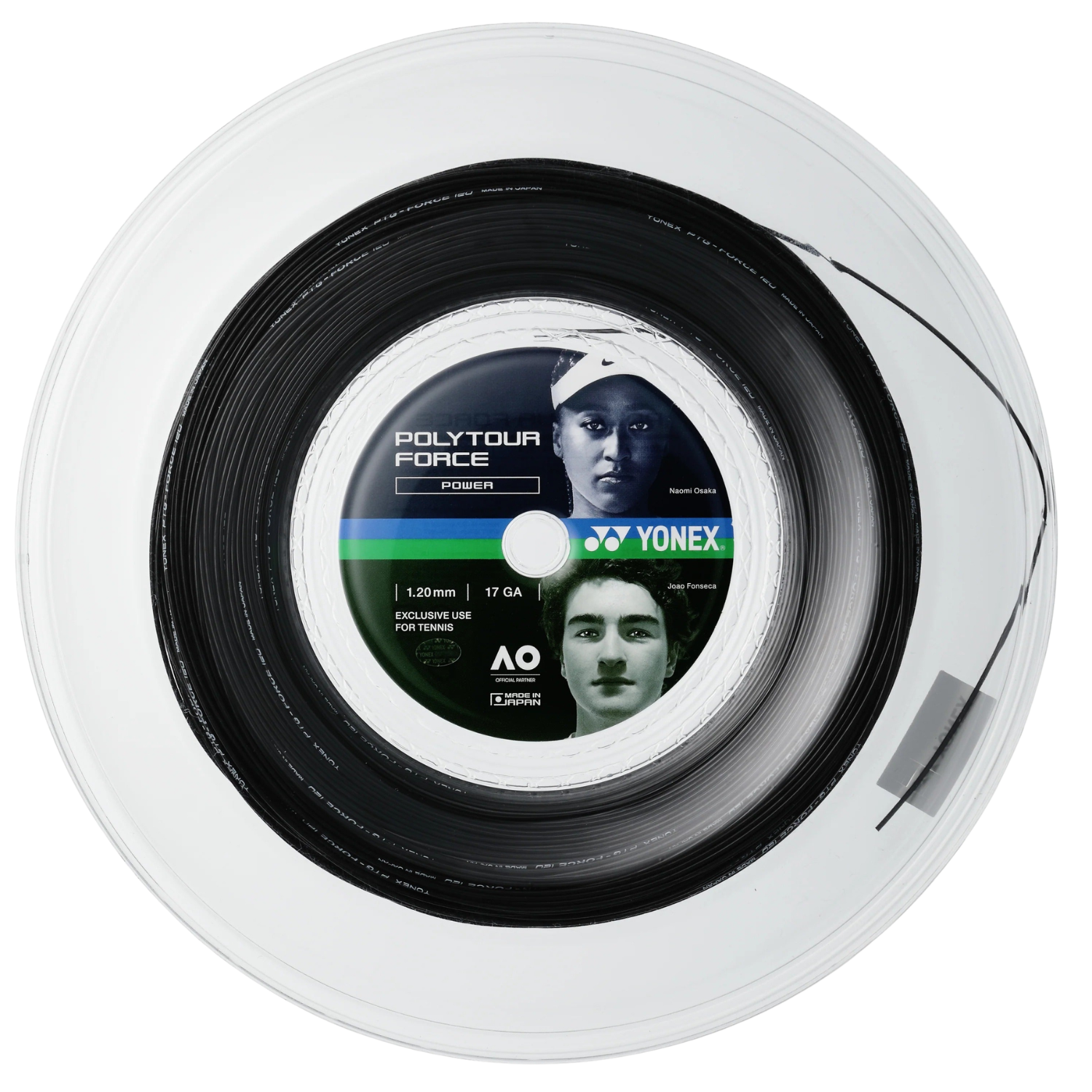 Yonex POLYTOUR FORCE 120 Tennis String (200m Reel)