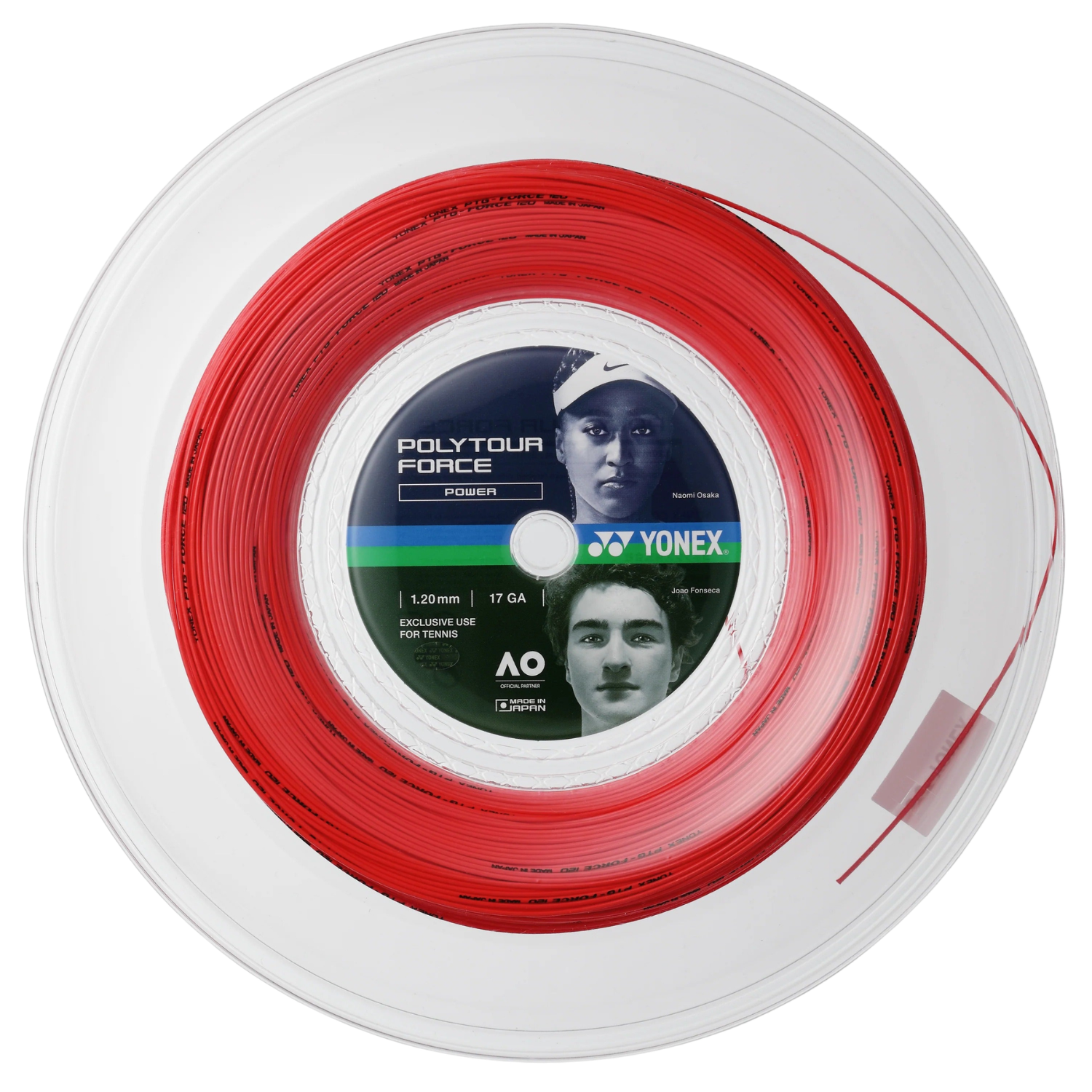 Yonex POLYTOUR FORCE 120 Tennis String (200m Reel)