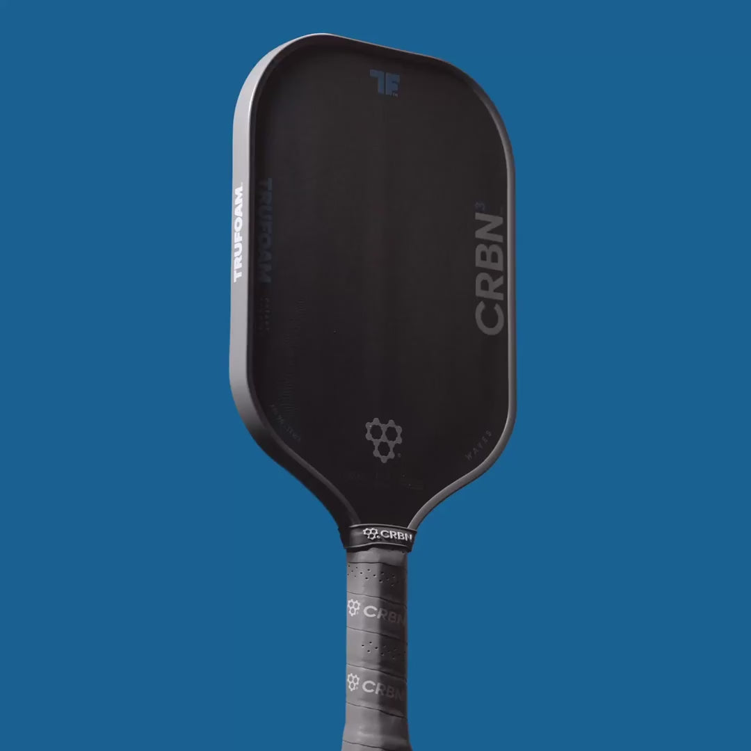 CRBN 3 TruFoam Waves Pickleball Paddle (Elongated)